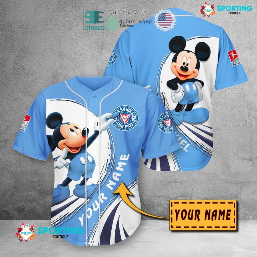 NEW Mickey mouse Holstein Kiel Custom Name Polo Shirt 11 personalized mickey mouse holstein kiel 3d shirt hoodie 11 35234
