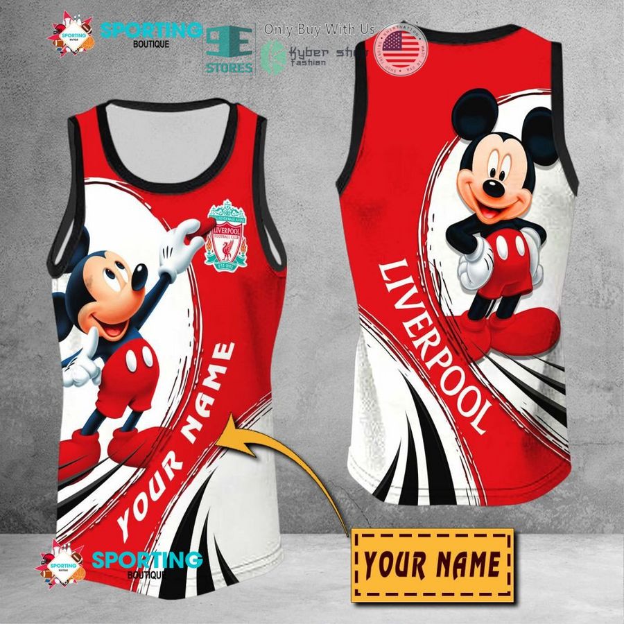 NEW Mickey mouse Liverpool F.C Custom Name Polo Shirt 9 personalized mickey mouse liverpool f c 3d shirt hoodie 9 12017