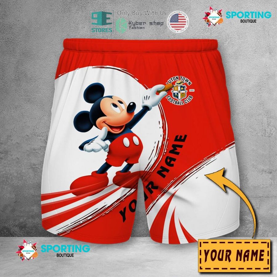 NEW Mickey mouse Luton Town F.C Custom Name Polo Shirt 10 personalized mickey mouse luton town f c 3d shirt hoodie 10 41571