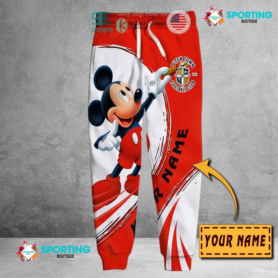 NEW Mickey mouse Luton Town F.C Custom Name Polo Shirt 6 personalized mickey mouse luton town f c 3d shirt hoodie 6 21060