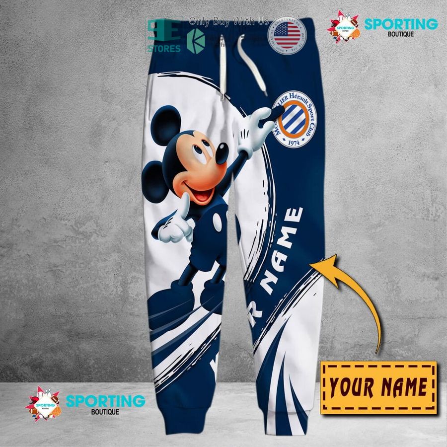 NEW Mickey mouse Montpellier HSC Custom Name Polo Shirt 6 personalized mickey mouse montpellier hsc 3d shirt hoodie 6 1193