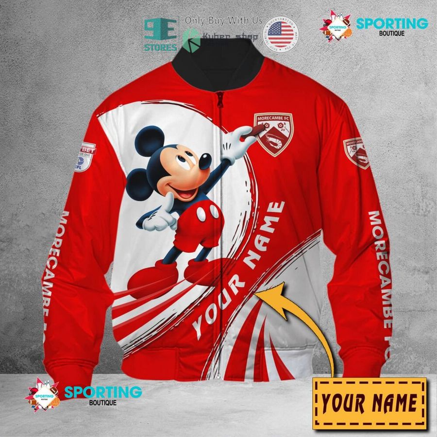 NEW Mickey mouse Morecambe F.C Custom Name Polo Shirt 7 personalized mickey mouse morecambe f c 3d shirt hoodie 7 54637