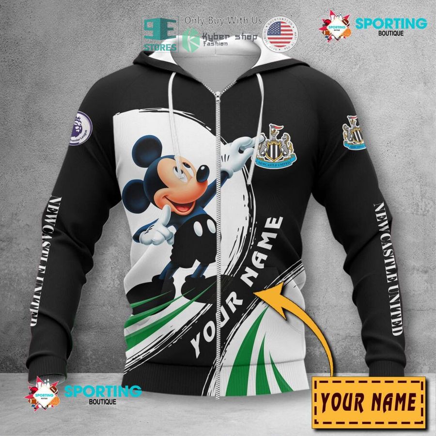 NEW Mickey mouse Newcastle United F.C Custom Name Polo Shirt 4 personalized mickey mouse newcastle united f c 3d shirt hoodie 4 45049
