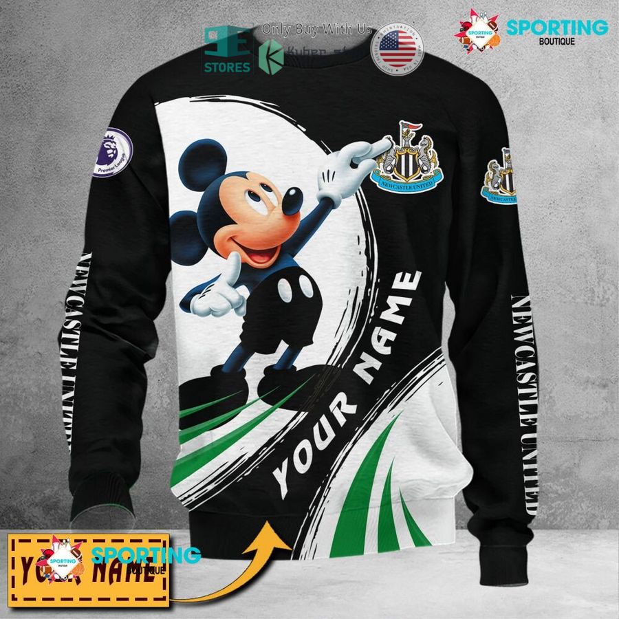 NEW Mickey mouse Newcastle United F.C Custom Name Polo Shirt 5 personalized mickey mouse newcastle united f c 3d shirt hoodie 5 76207