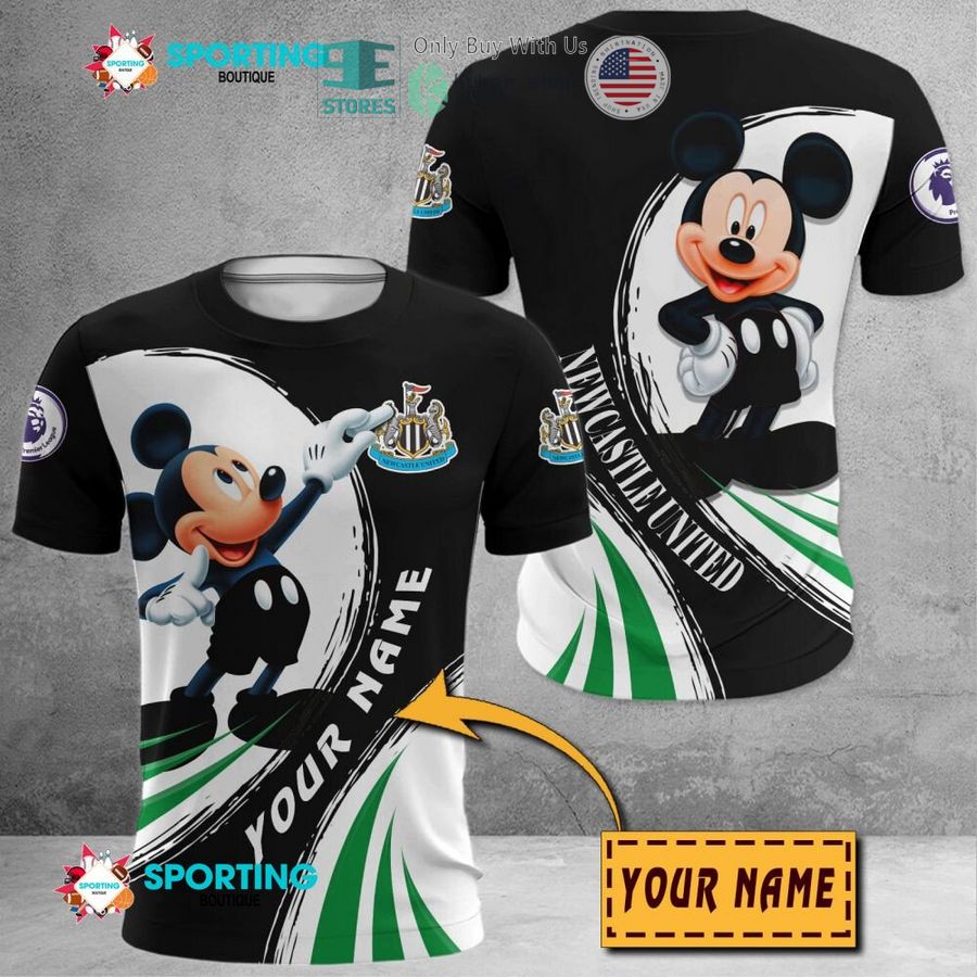 NEW Mickey mouse Newcastle United F.C Custom Name Polo Shirt 8 personalized mickey mouse newcastle united f c 3d shirt hoodie 8 10862