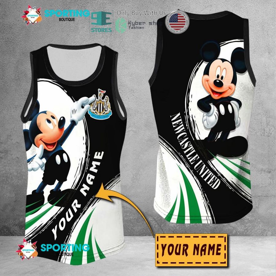NEW Mickey mouse Newcastle United F.C Custom Name Polo Shirt 9 personalized mickey mouse newcastle united f c 3d shirt hoodie 9 28528