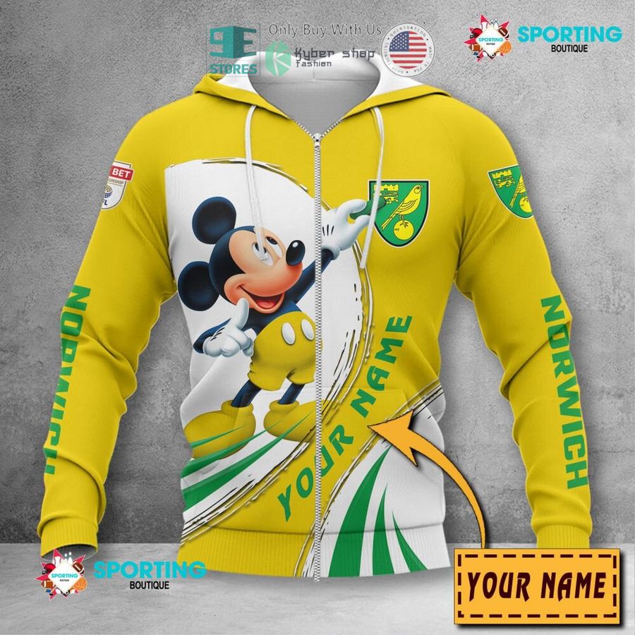 NEW Mickey mouse Norwich City logo Custom Name Polo Shirt 4 personalized mickey mouse norwich city logo 3d shirt hoodie 4 21809