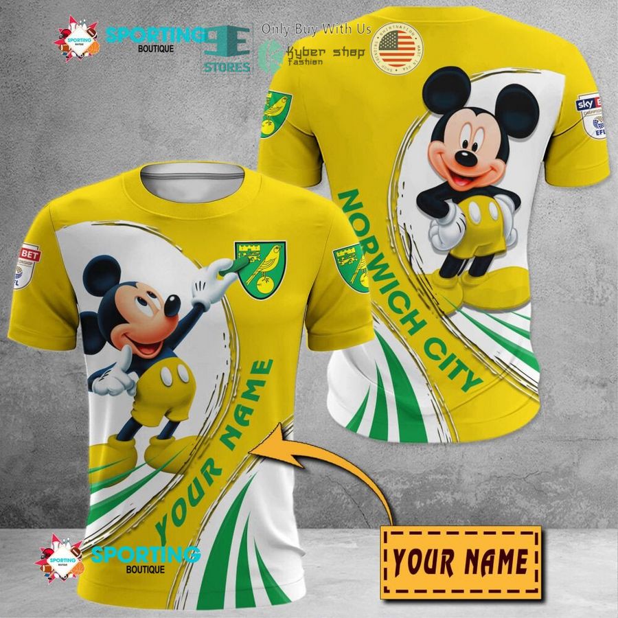 NEW Mickey mouse Norwich City logo Custom Name Polo Shirt 8 personalized mickey mouse norwich city logo 3d shirt hoodie 8 23779