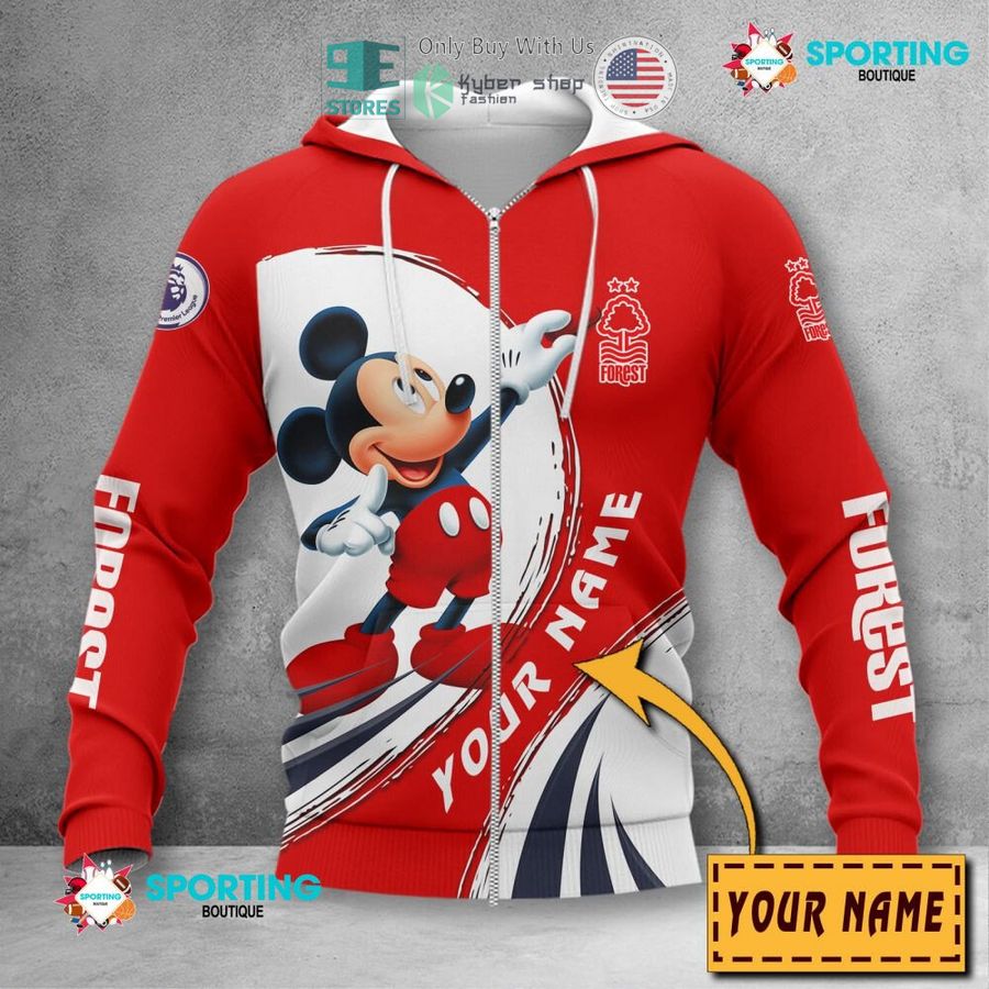 NEW Mickey mouse Nottingham Forest F.C Custom Name Polo Shirt 4 personalized mickey mouse nottingham forest f c 3d shirt hoodie 4 84544