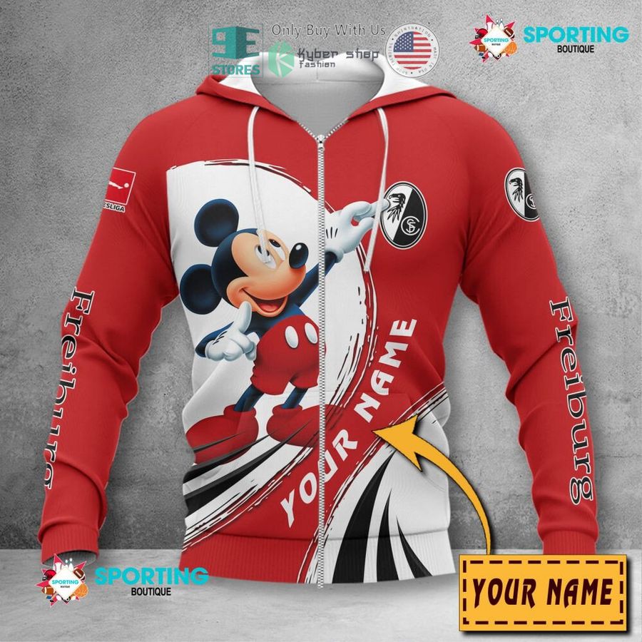 NEW Mickey mouse SC Freiburg Custom Name Polo Shirt 4 personalized mickey mouse sc freiburg 3d shirt hoodie 4 19375