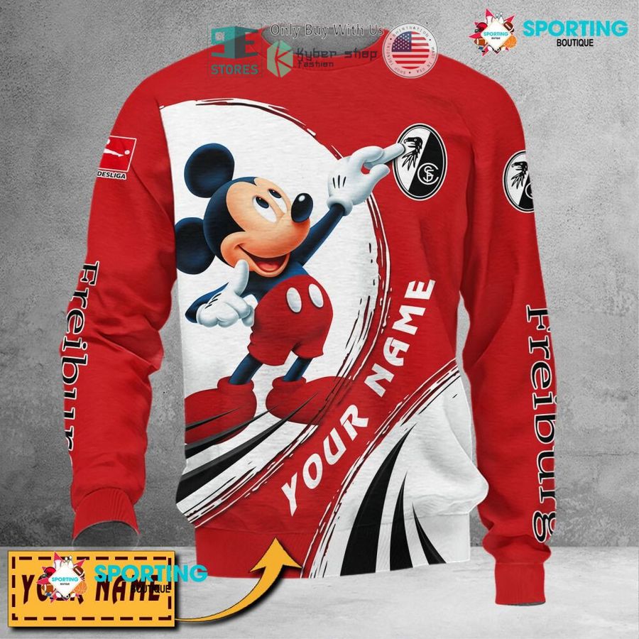 NEW Mickey mouse SC Freiburg Custom Name Polo Shirt 5 personalized mickey mouse sc freiburg 3d shirt hoodie 5 84015