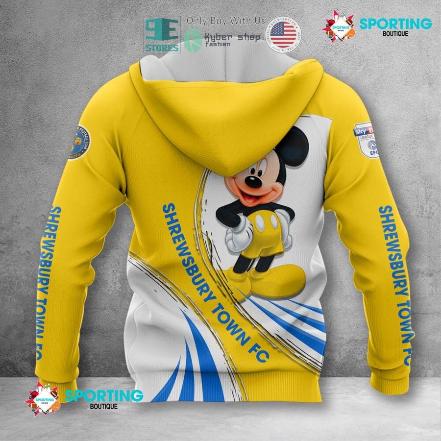 NEW Mickey mouse Shrewsbury Town Custom Name Polo Shirt 3 personalized mickey mouse shrewsbury town 3d shirt hoodie 3 46215