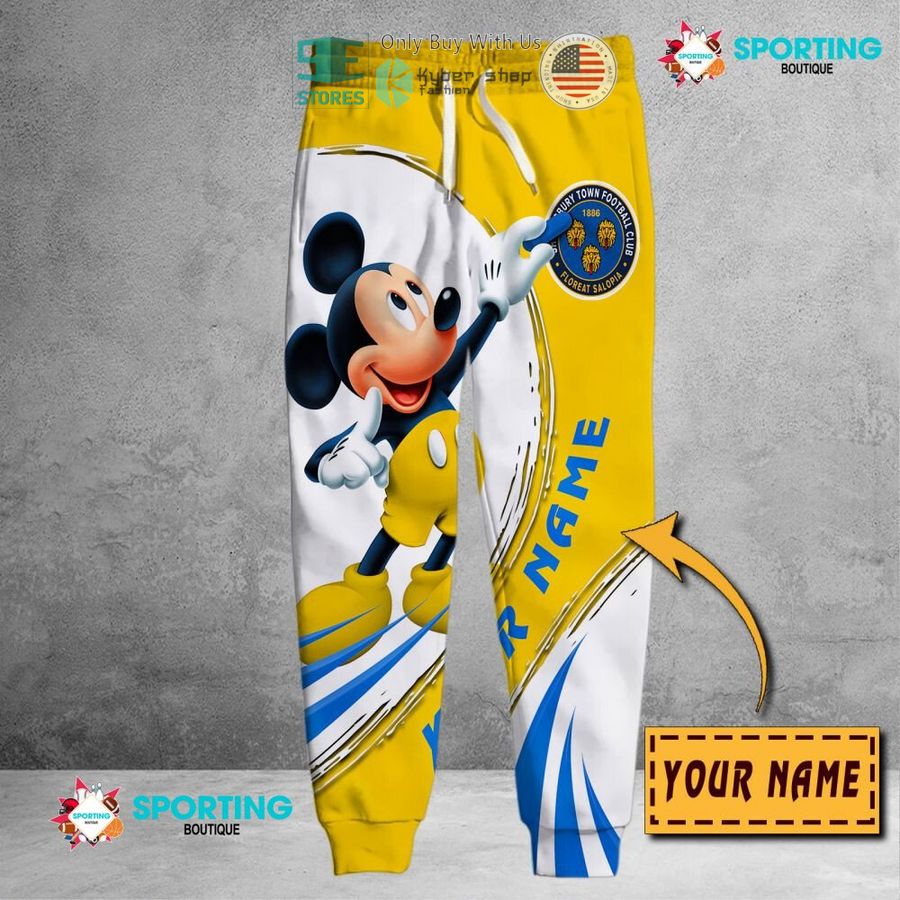 NEW Mickey mouse Shrewsbury Town Custom Name Polo Shirt 6 personalized mickey mouse shrewsbury town 3d shirt hoodie 6 17879