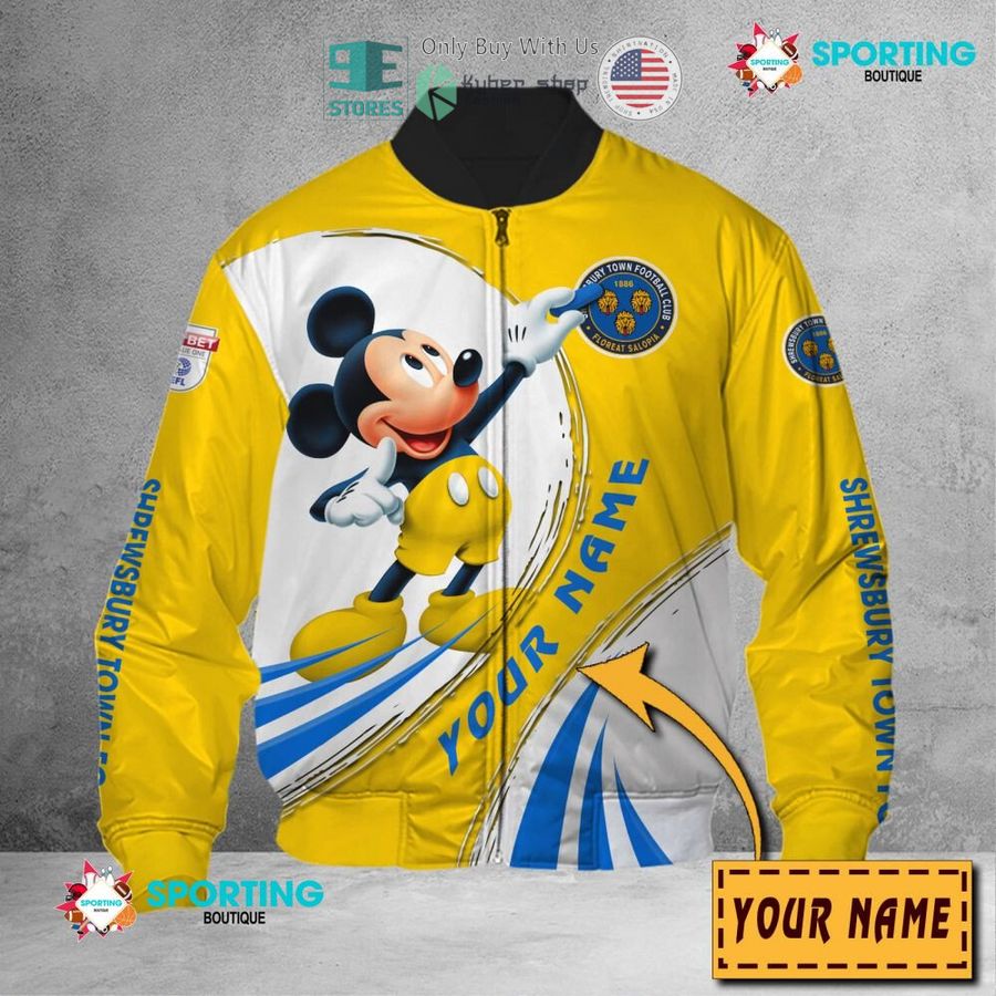 NEW Mickey mouse Shrewsbury Town Custom Name Polo Shirt 7 personalized mickey mouse shrewsbury town 3d shirt hoodie 7 96865