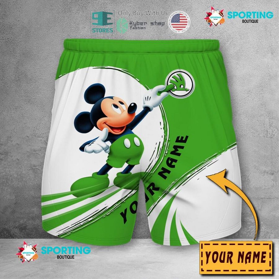 NEW Mickey mouse Skoda Custom Name Polo Shirt 10 personalized mickey mouse skoda 3d shirt hoodie 10 87970