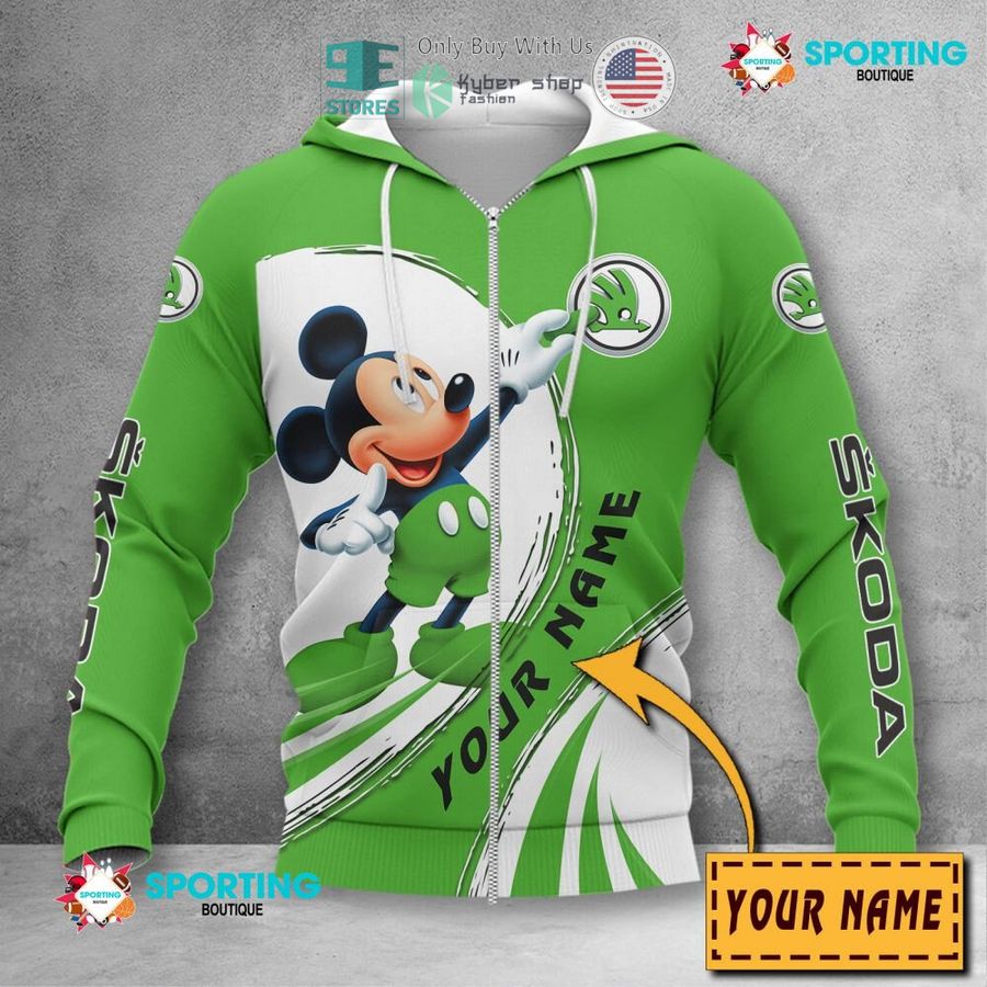 NEW Mickey mouse Skoda Custom Name Polo Shirt 4 personalized mickey mouse skoda 3d shirt hoodie 4 62936