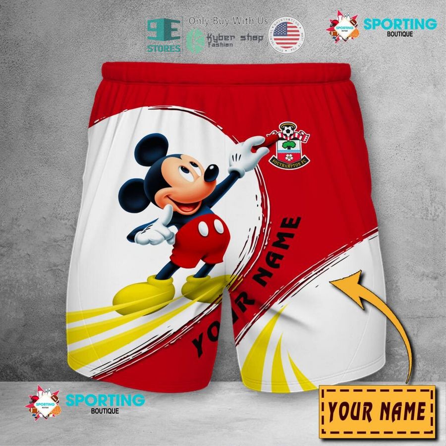 NEW Mickey mouse Southampton FC Custom Name Polo Shirt 10 personalized mickey mouse southampton fc 3d shirt hoodie 10 19221
