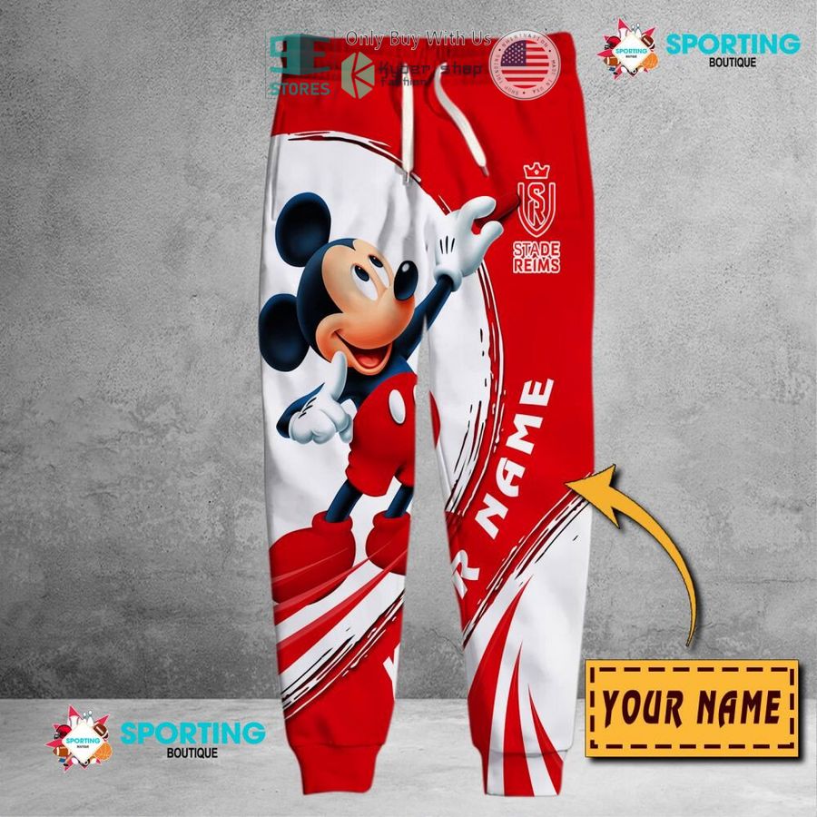 NEW Mickey mouse Stade de Reims Custom Name Polo Shirt 6 personalized mickey mouse stade de reims 3d shirt hoodie 6 46258