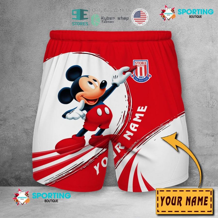 NEW Mickey mouse Stoke City F.C Custom Name Polo Shirt 10 personalized mickey mouse stoke city f c 3d shirt hoodie 10 2333