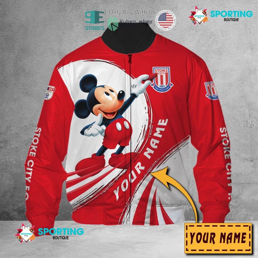 NEW Mickey mouse Stoke City F.C Custom Name Polo Shirt 7 personalized mickey mouse stoke city f c 3d shirt hoodie 7 2734