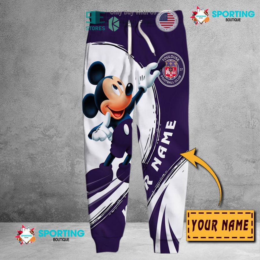 NEW Mickey mouse Toulouse Football Club Custom Name Polo Shirt 6 personalized mickey mouse toulouse football club 3d shirt hoodie 6 63607