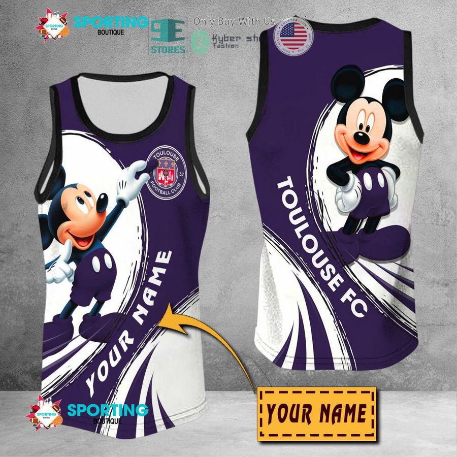 NEW Mickey mouse Toulouse Football Club Custom Name Polo Shirt 9 personalized mickey mouse toulouse football club 3d shirt hoodie 9 52476