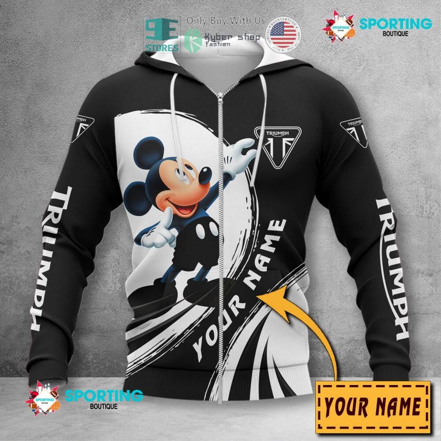 NEW Mickey mouse Triumph Motorcycles Custom Name Polo Shirt 4 personalized mickey mouse triumph motorcycles 3d shirt hoodie 4 60764