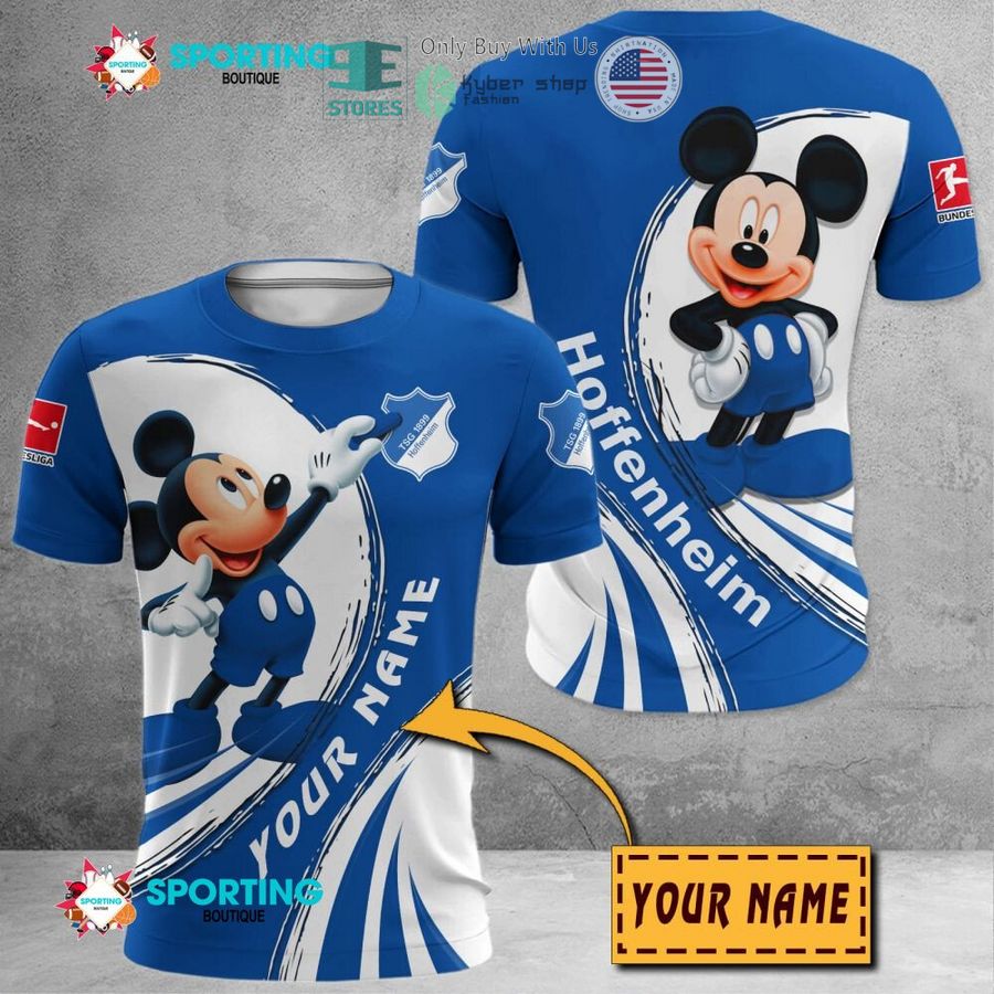 NEW Mickey mouse TSG Hoffenheim Custom Name Polo Shirt 8 personalized mickey mouse tsg hoffenheim 3d shirt hoodie 8 24146