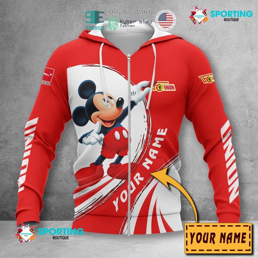 NEW Mickey mouse Union Berlin Custom Name Polo Shirt 4 personalized mickey mouse union berlin 3d shirt hoodie 4 33689