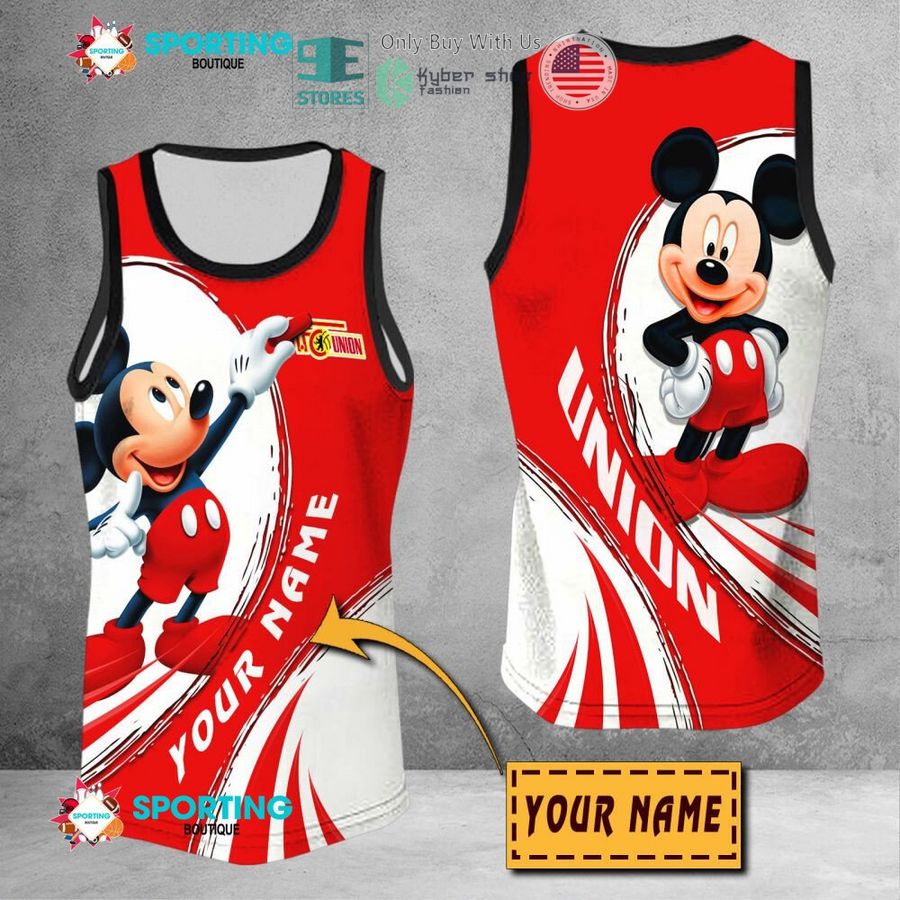 NEW Mickey mouse Union Berlin Custom Name Polo Shirt 9 personalized mickey mouse union berlin 3d shirt hoodie 9 5268