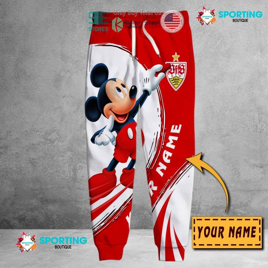 NEW Mickey mouse VfB Stuttgart Custom Name Polo Shirt 6 personalized mickey mouse vfb stuttgart 3d shirt hoodie 6 40447