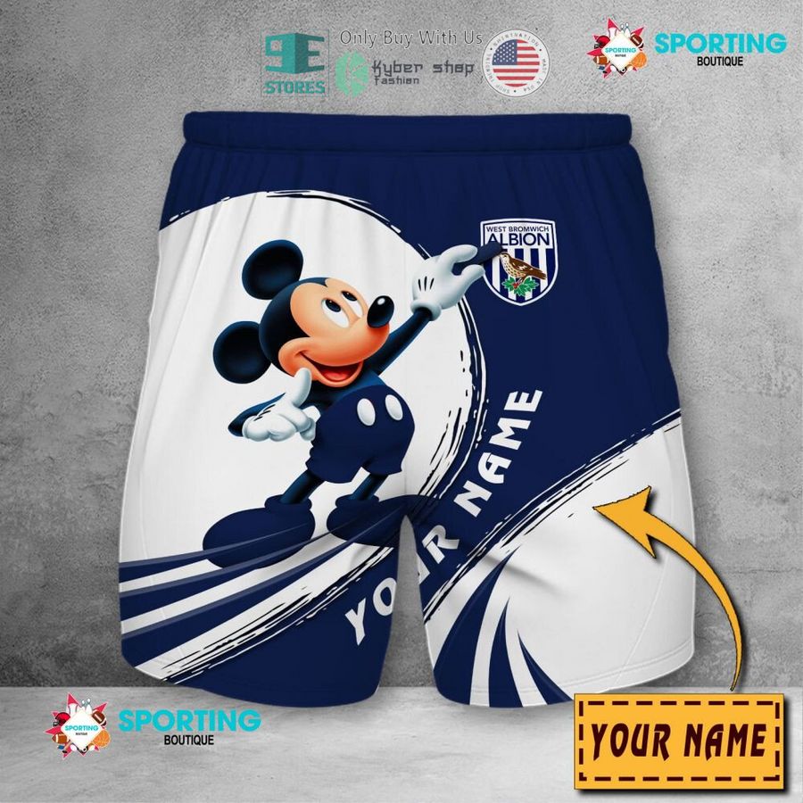 NEW Mickey mouse West Bromwich Albion F.C Custom Name Polo Shirt 10 personalized mickey mouse west bromwich albion f c 3d shirt hoodie 10 93036