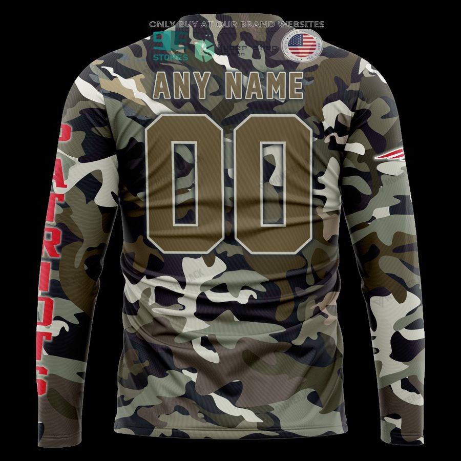 NEW New England Patriots Skull Camo Custom Name Hoodie, Shirt 8 personalized new england patriots skull camo 3d shirt hoodie 8 29633
