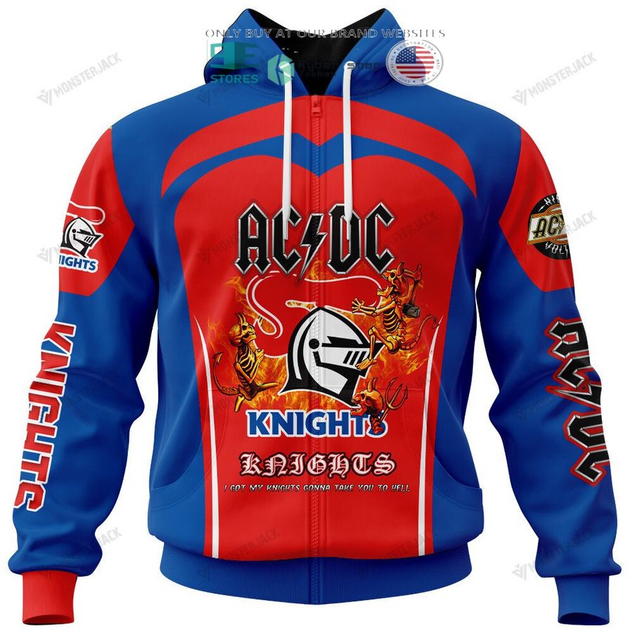 NEW Newcastle Knights ACDC Custom Name Hoodie, Shirt 7 personalized newcastle knights ac dc 3d shirt hoodie 7 80698