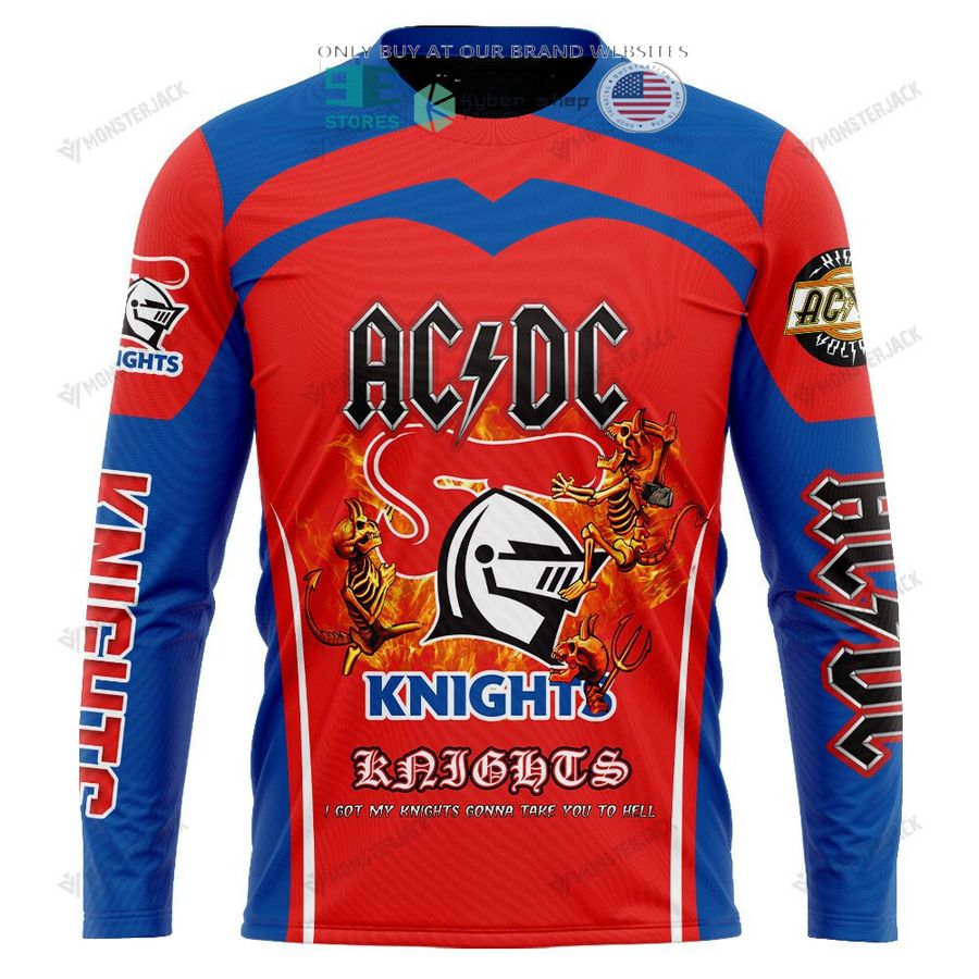 NEW Newcastle Knights ACDC Custom Name Hoodie, Shirt 8 personalized newcastle knights ac dc 3d shirt hoodie 8 73486