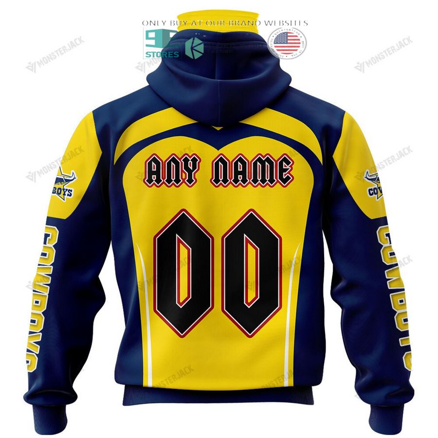 NEW North Queensland Cowboys ACDC Custom Name Hoodie, Shirt 6 personalized north queensland cowboys ac dc 3d shirt hoodie 6 425