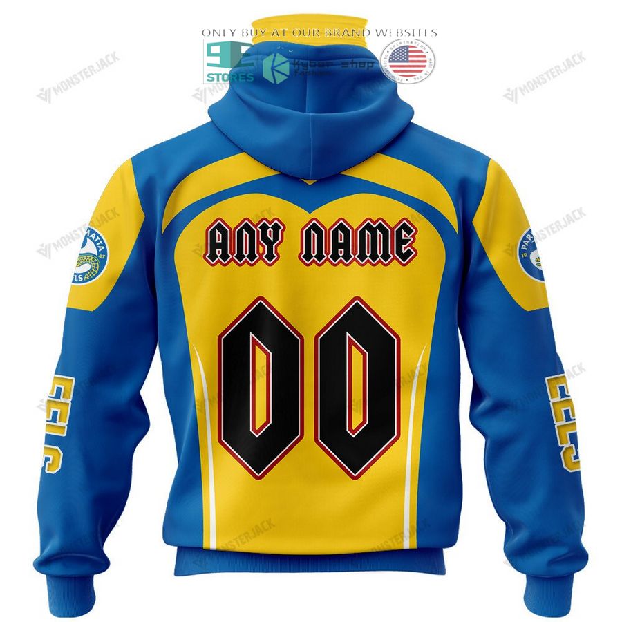 NEW Parramatta Eels ACDC Custom Name Hoodie, Shirt 6 personalized parramatta eels ac dc 3d shirt hoodie 6 2631