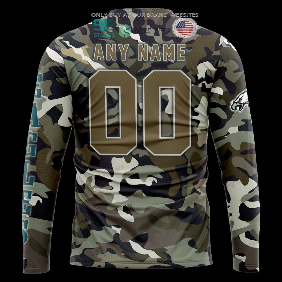 NEW Philadelphia Eagles Skull Camo Custom Name Hoodie, Shirt 13 personalized philadelphia eagles skull camo 3d shirt hoodie 13 93152