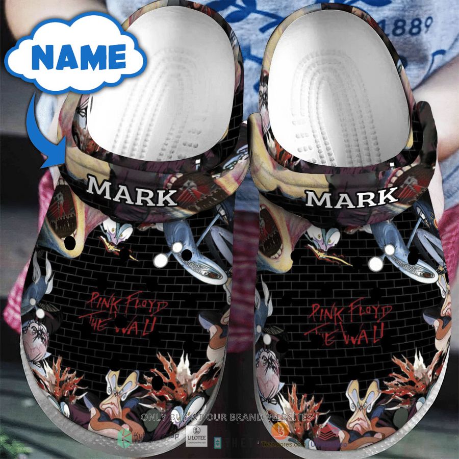 personalized pink floyd wall crocband clog 1 22005