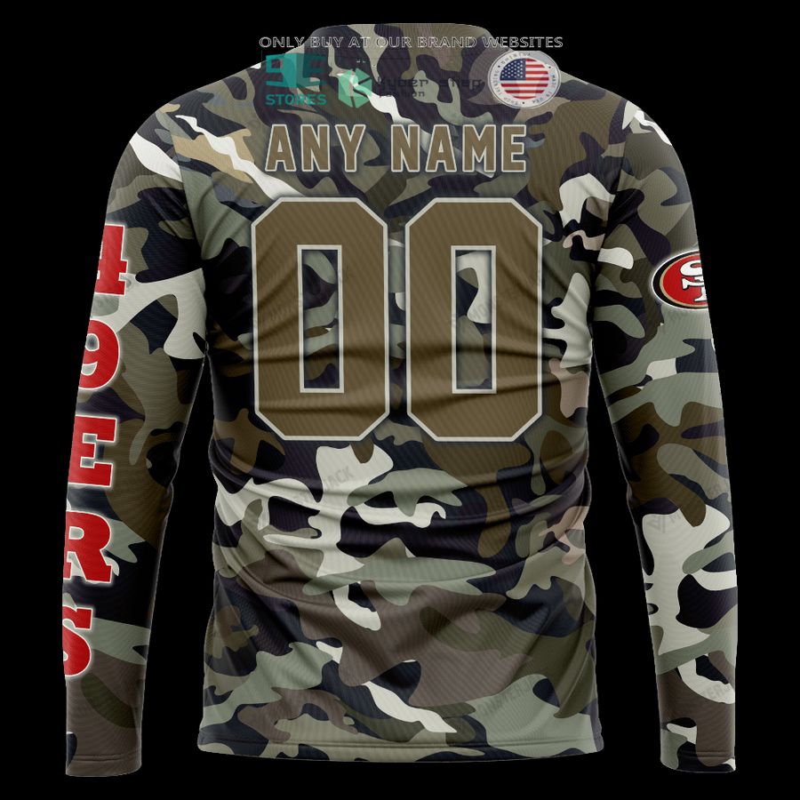 NEW San Francisco 49ers Skull Camo Custom Name Hoodie, Shirt 11 personalized san francisco 49ers skull camo 3d shirt hoodie 11 87626