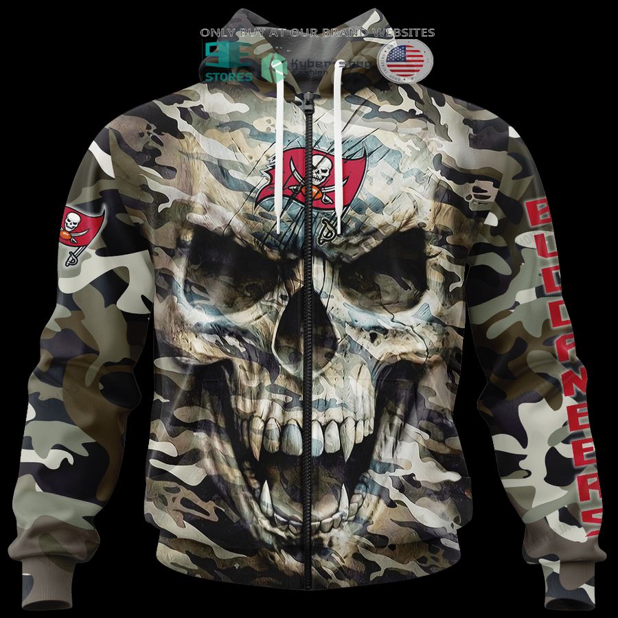 NEW Tampa Bay Buccaneers Skull Camo Custom Name Hoodie, Shirt 6 personalized tampa bay buccaneers skull camo 3d shirt hoodie 6 40944