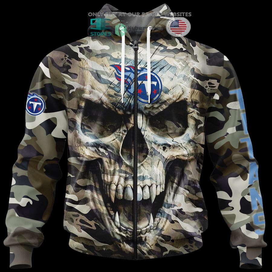 NEW Tennessee Titans Skull Camo Custom Name Hoodie, Shirt 7 personalized tennessee titans skull camo 3d shirt hoodie 7 83877