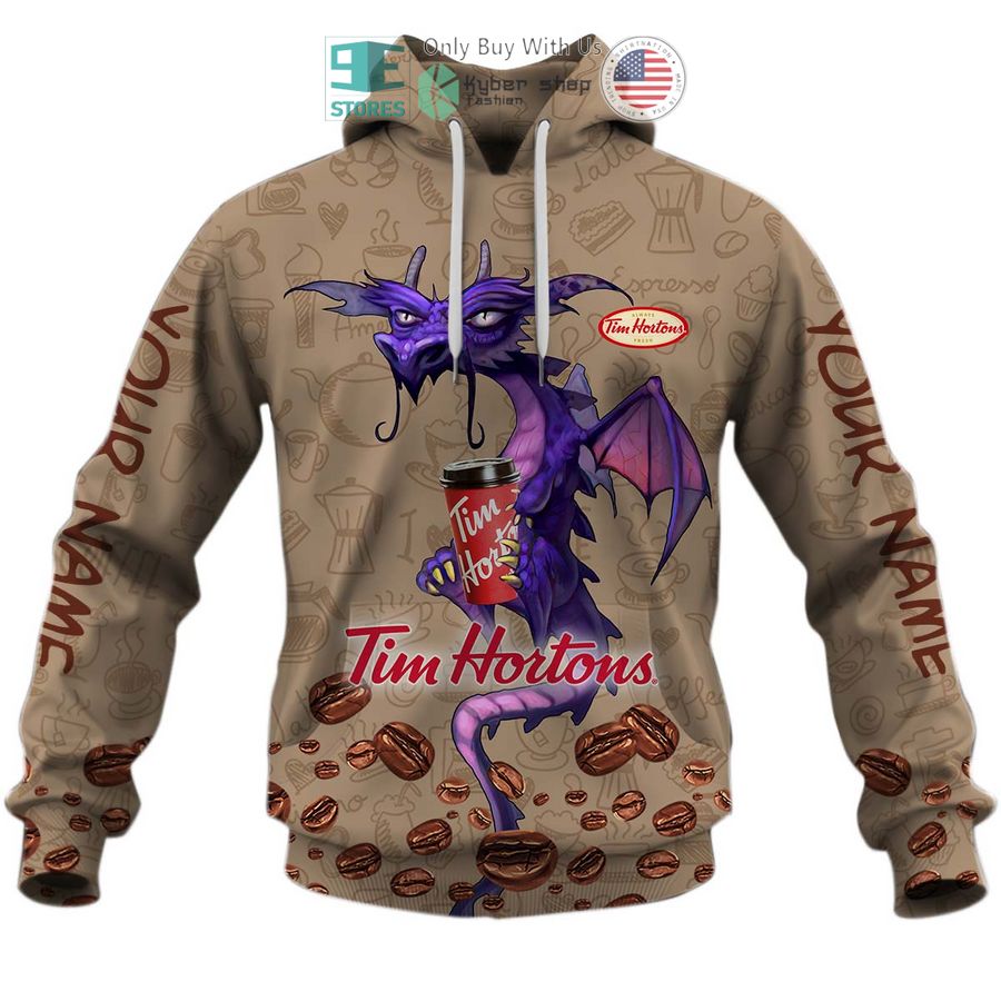 NEW Personalized Tim Hortons Grumpy Dragon My Four Moods 3D Hoodie, Shirt 3 personalized tim hortons grumpy dragon my four moods 3d shirt hoodie 3 51818