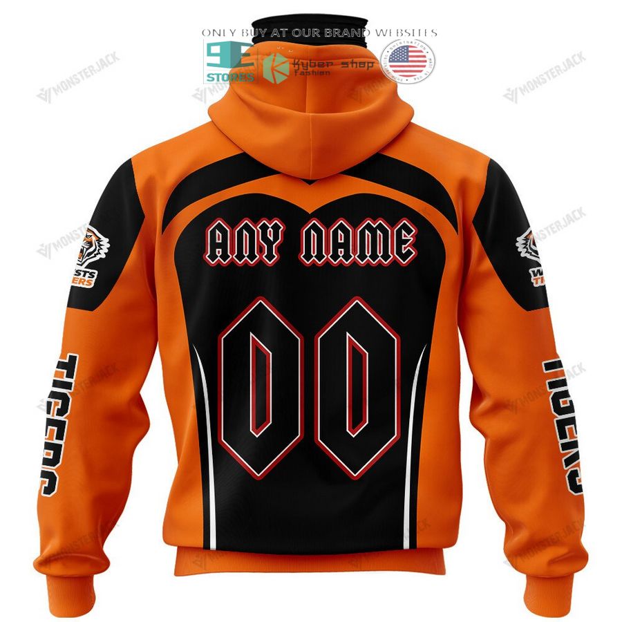 NEW Wests Tigers ACDC Custom Name Hoodie, Shirt 6 personalized wests tigers ac dc 3d shirt hoodie 6 46846
