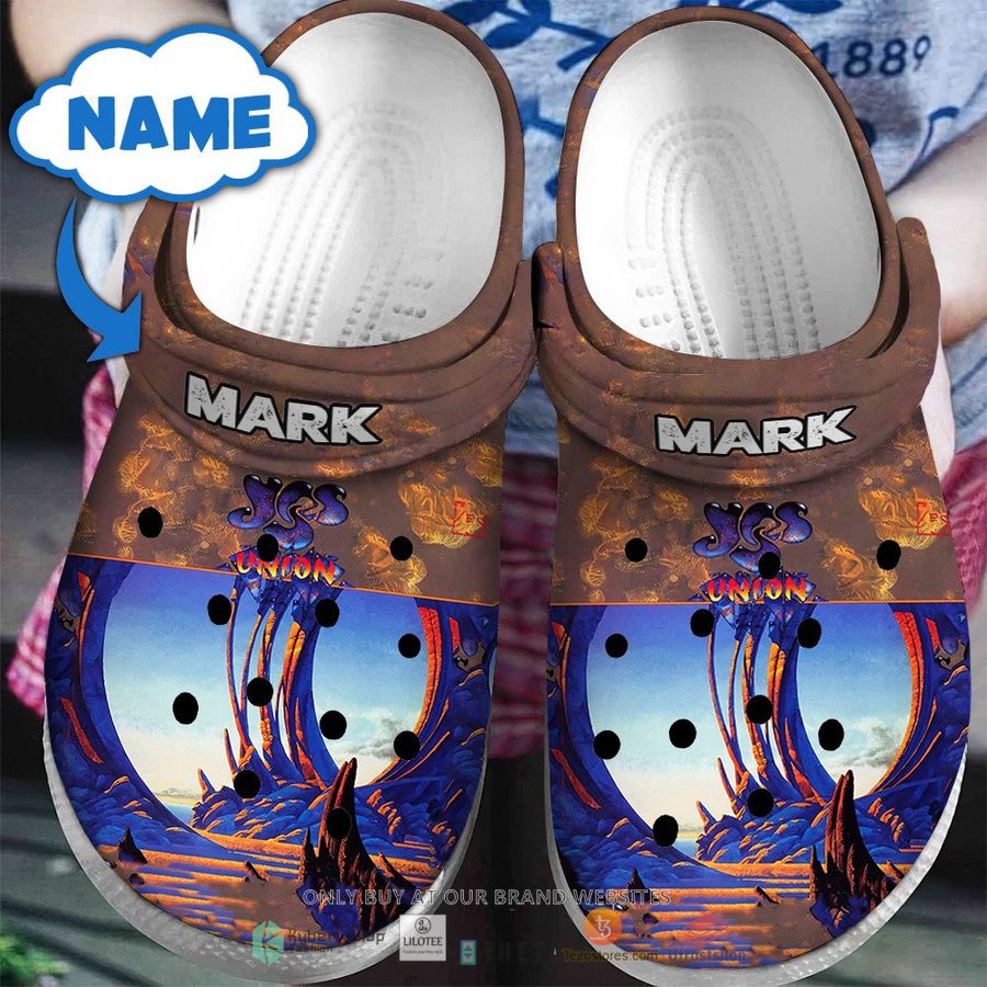 personalized yes band union crocband clog 1 80098