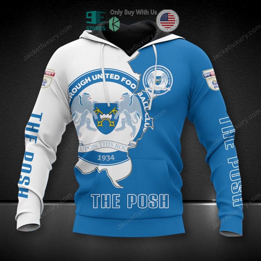 peterborough united f c 3d shirt hoodie 2 68838