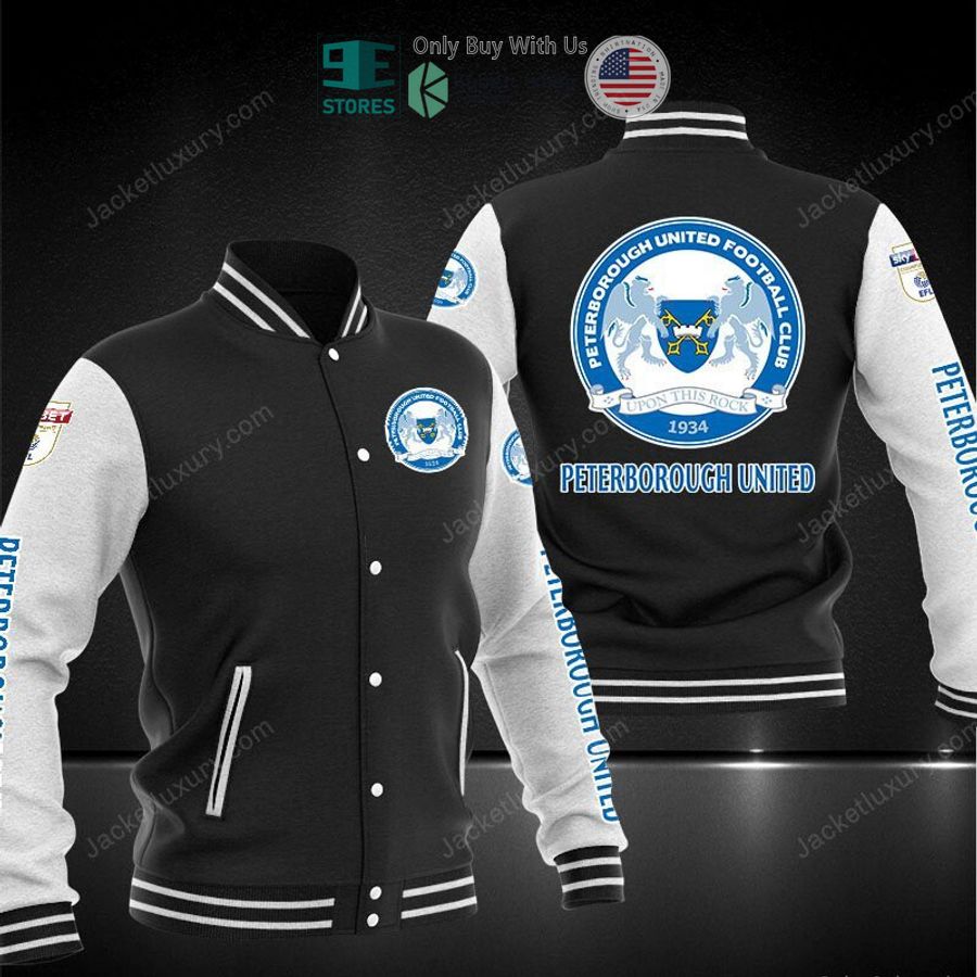 peterborough united f c baseball jacket 1 21223