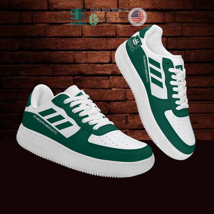 NEW Plymouth Argyle F.C Nike Air Force Sneaker 3 plymouth argyle f c nike air force shoes 3 37149