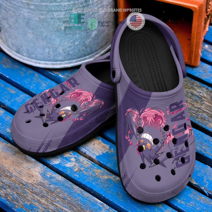 NEW Pokemon Gengar Purple Crocband Clog 4 pokemon gengar purple crocs crocband shoes 4 51454
