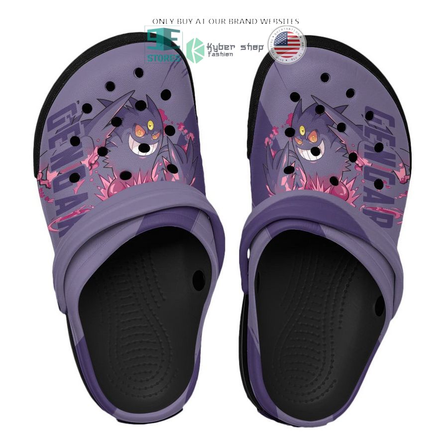 NEW Pokemon Gengar Purple Crocband Clog 6 pokemon gengar purple crocs crocband shoes 6 33444